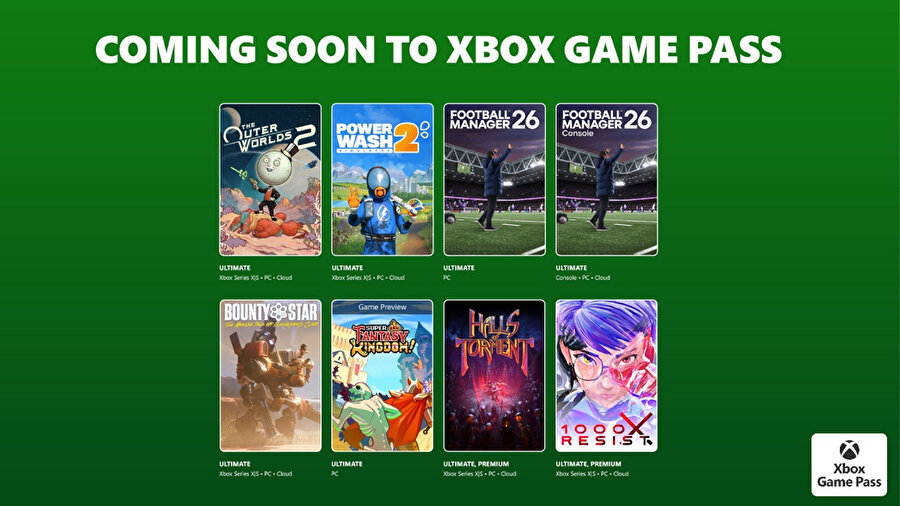Game Pass oyunları