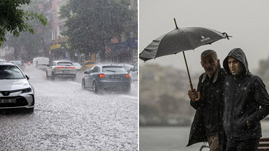 Sağanak yağış geliyor.