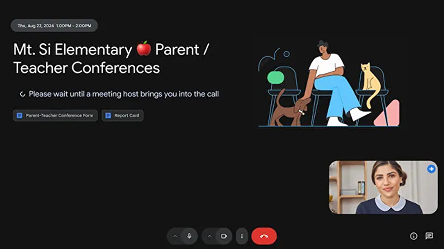 Google Meet bekleme odası