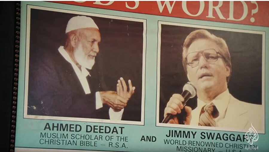 Ahmed Deedat'ın Rahip Jimmy Swaggart'la yaptığı ve Swaggart'ın zaaflarını ortaya koyan tartışmayı 100'den fazla televizyon kanalı yayınlamıştı.