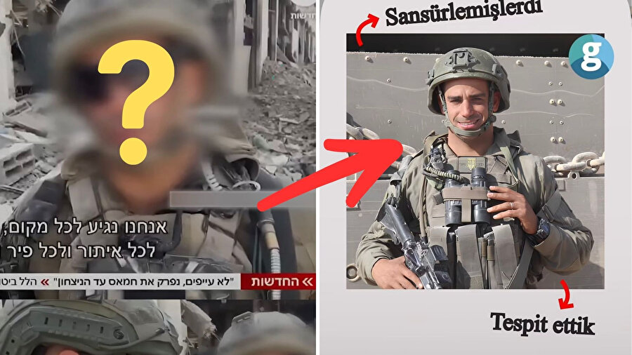 İsrail basınının yüzünü sansürlediği komutan kim? 