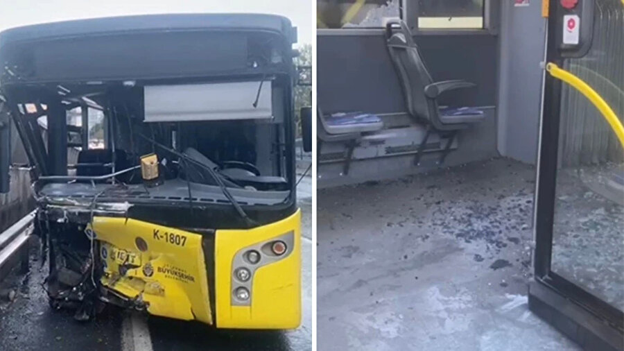 Kadıköy'de İETT otobüsü kazası