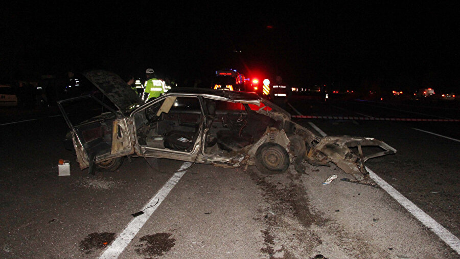 ​Çankırı'da feci kaza: Bir ölü, üç yaralı