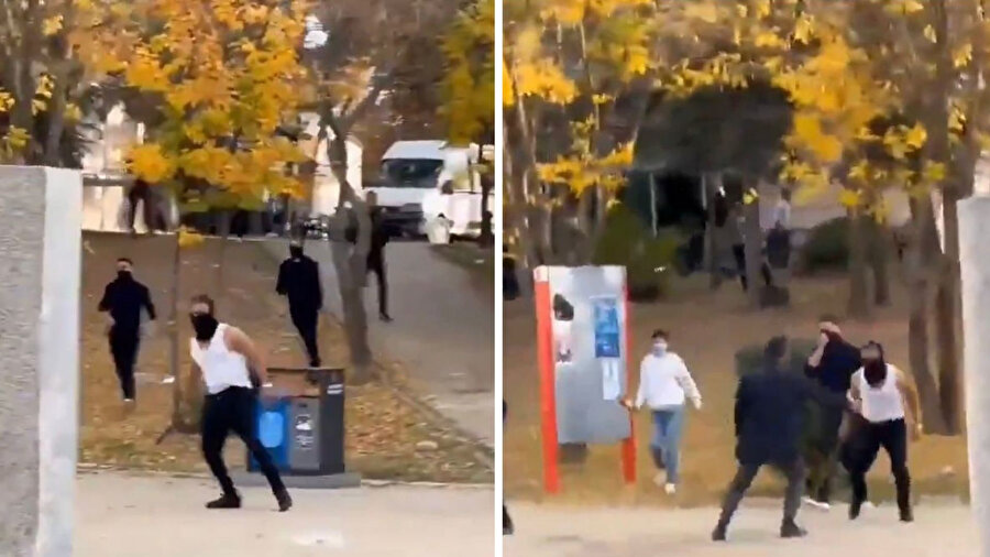 Görüntüler sosyal medyada yayıldı