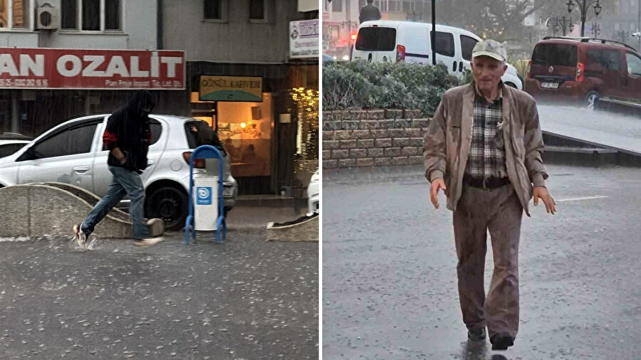 Tekirdağ’da sağanak etkili oldu