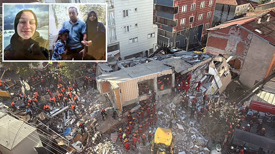 Gebze’de 7 katlı bina çöktü.