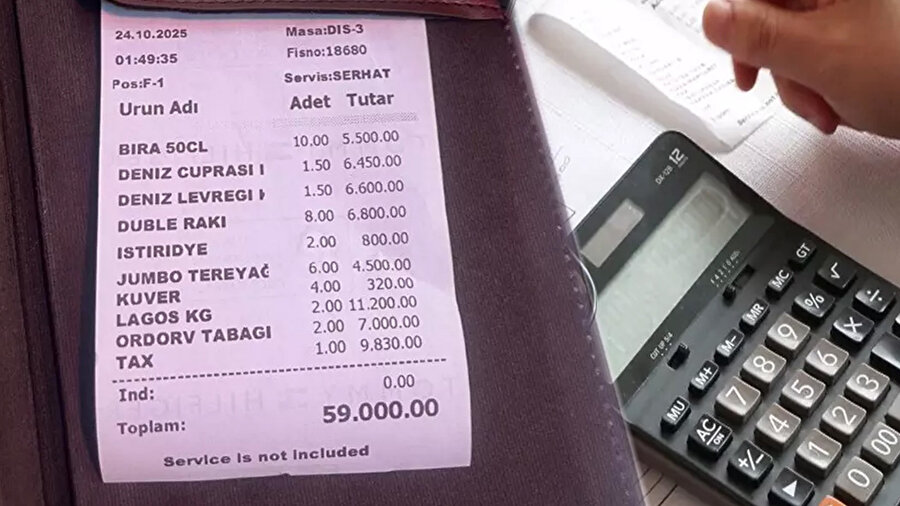 Bakanlık harekete geçti: Turistlere 59 bin TL hesap ödeten işletmeye ceza yağdı