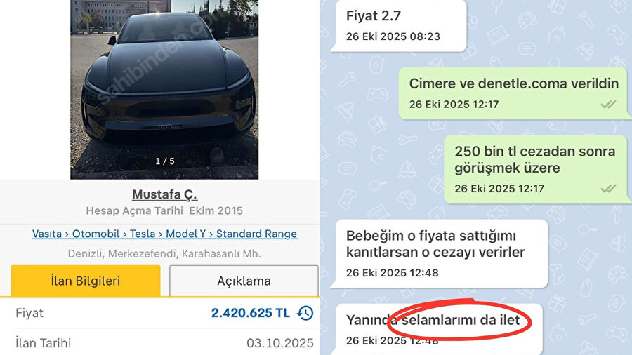 Bakanlık selamı aldı, cezayı kesti