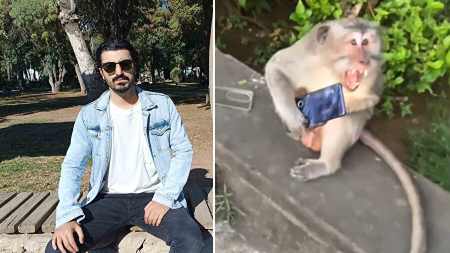 Batmanlı gezginin Bali macerasında başına gelmeyen kalmadı:  Maymunlar, cep telefonu ve gözlüğünü çaldı 