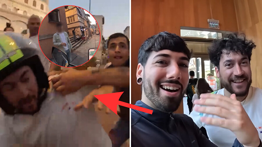 İstanbul'da motosiklette çekim yapan İspanyol Youtuber saldırıya uğradı