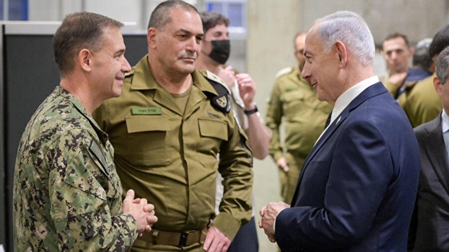 Netanyahu ABD komutanlarıyla bir araya geldi.