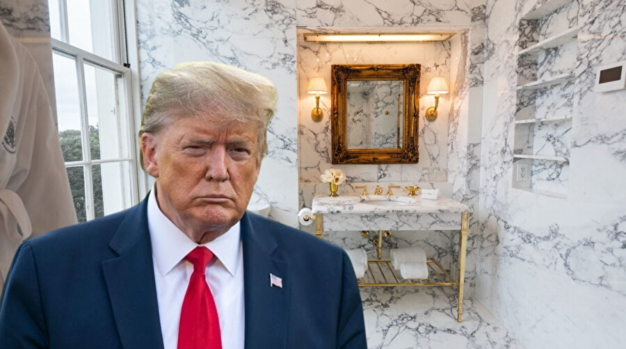 Trump Beyaz Saray’daki banyo ve tuvaleti yeniletti: ABD karıştı, tepkiler peş peşe geldi