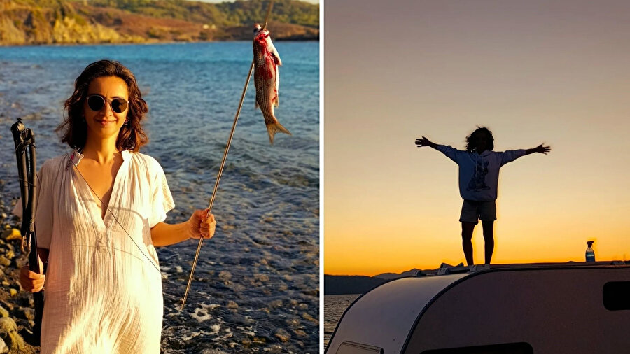 Mutluluğu karavanda buldular