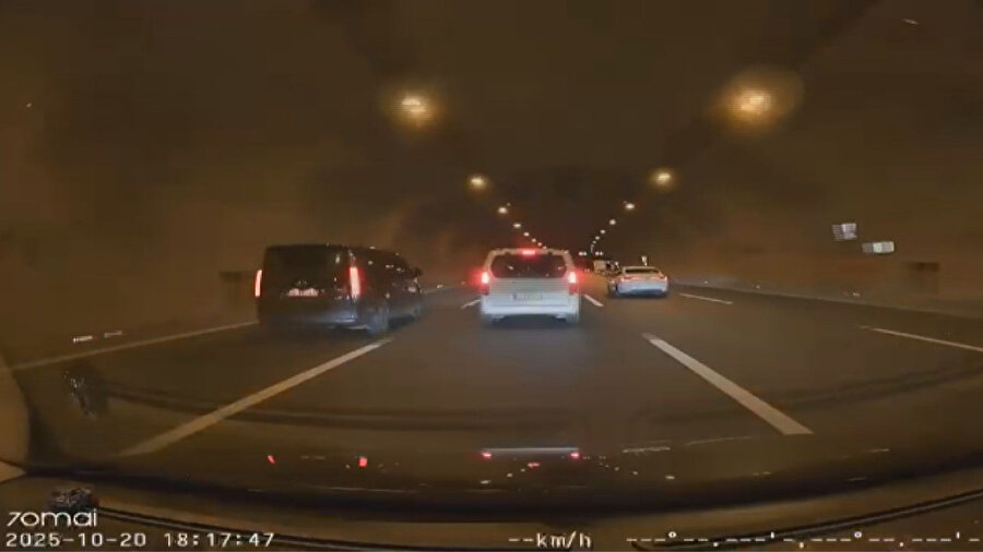 Çekmeköy'de aracıyla makas atan sürücü yakalandı