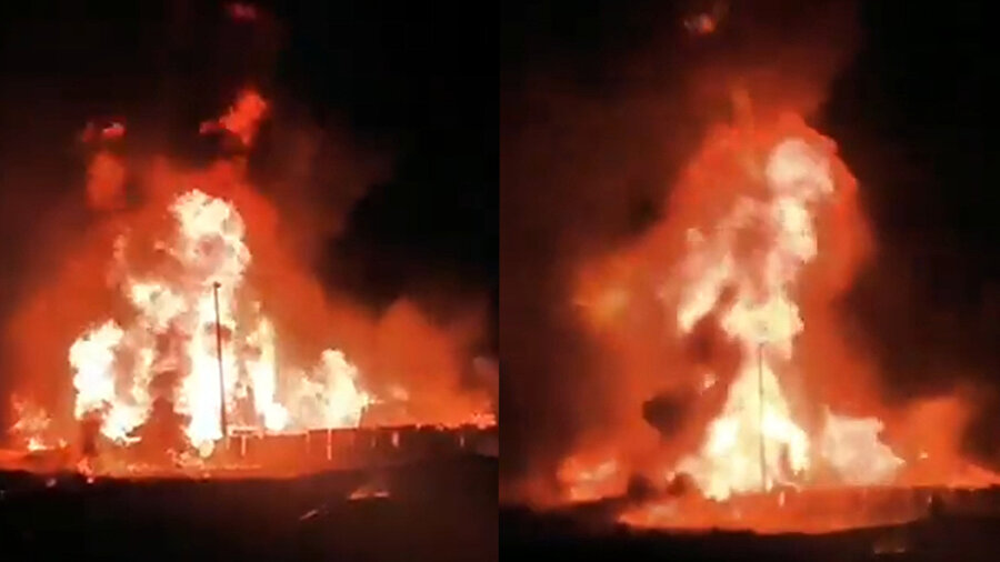 İran’da LPG dolum tesisinde korkutan yangın: 9 yaralı