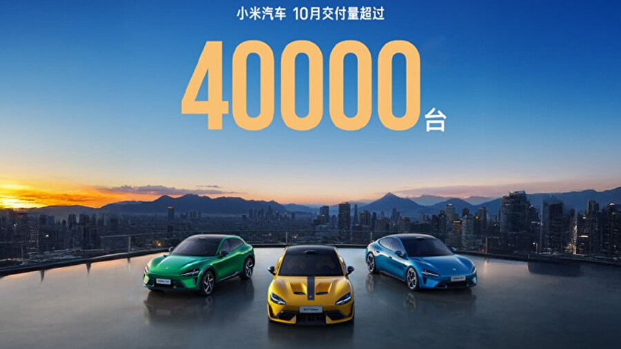 Xiaomi yine rekor kırdı: Elektrikli otomobil satışları uçuşa geçti