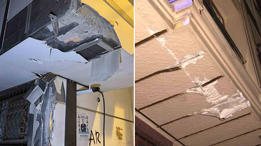 Eyüpsultan’da gece yarısı dehşet: Binalar ve araçlar hasar gördü... Mahalleli deprem oluyor zannetti