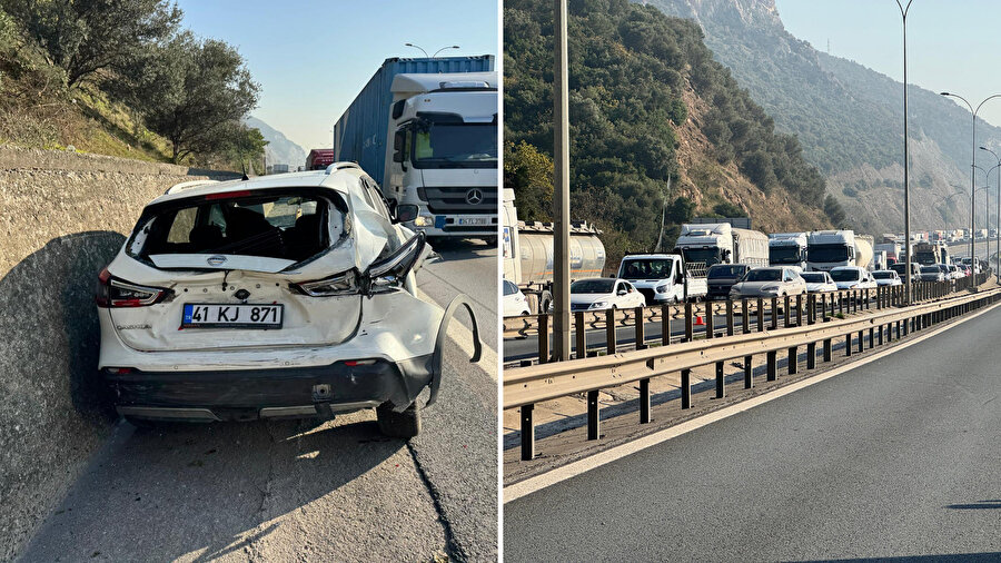 Yol trafiğe kapatıldı