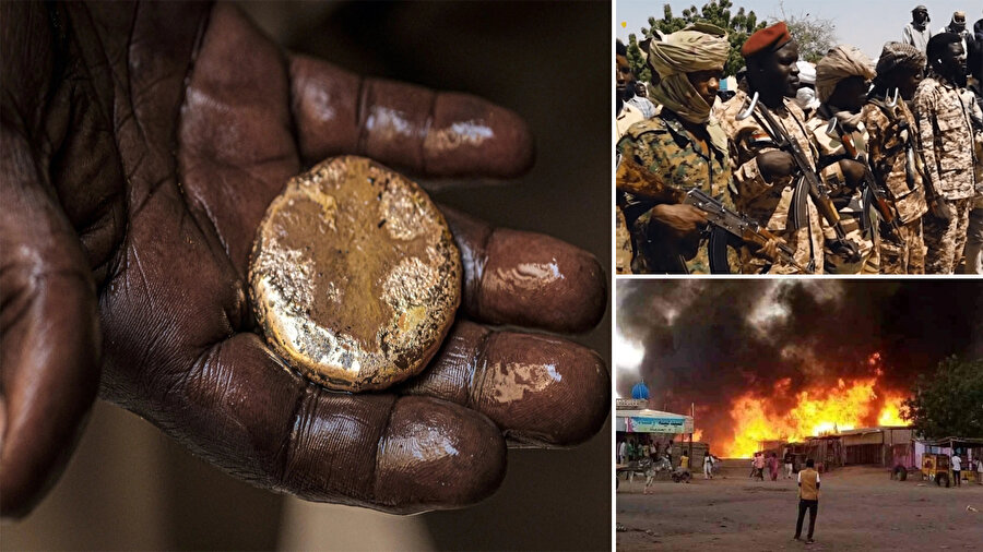 Sudan'daki iç savaşın perde arkasında altın, yani ekonomik çıkar mücadelesi, en az ideolojik ve siyasî faktörler kadar belirleyici bir unsur.