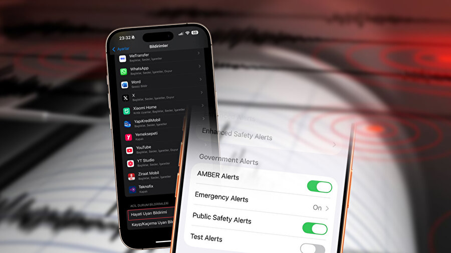 iPhone deprem uyarısı