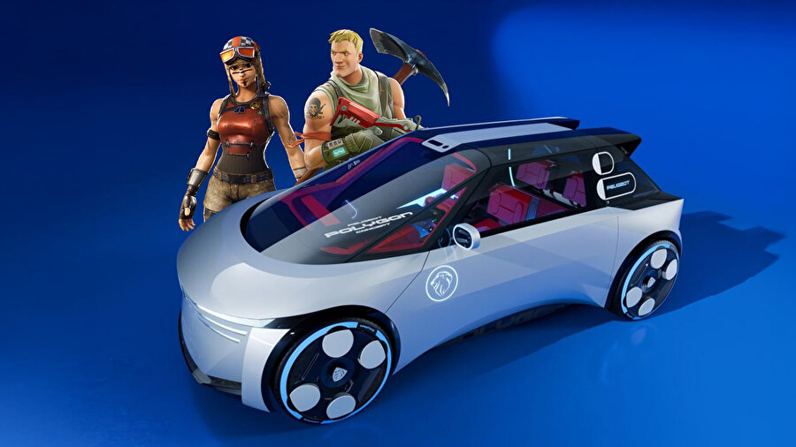 Peugeot konsept otomobilini Fortnite'da tanıttı: Fütüristik tasarım