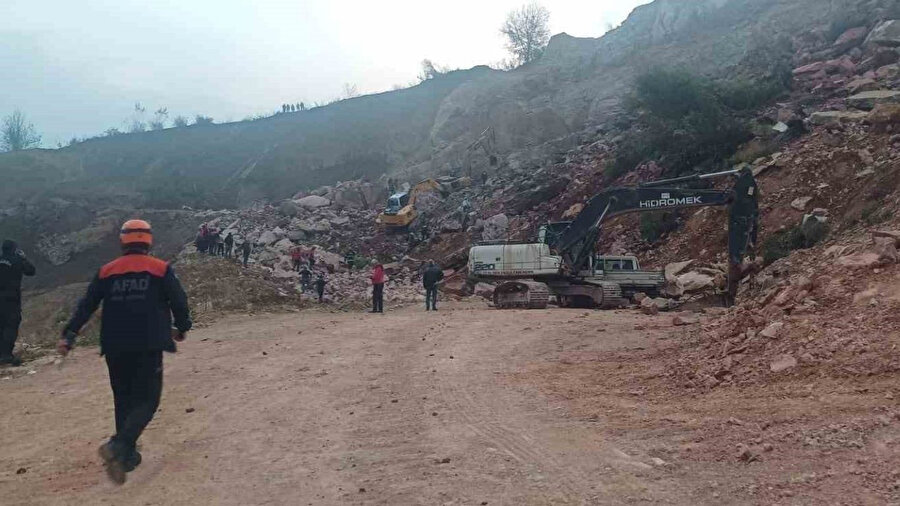 Ordu’da taş ocağında göçük: İki kişi enkaz altında kaldı