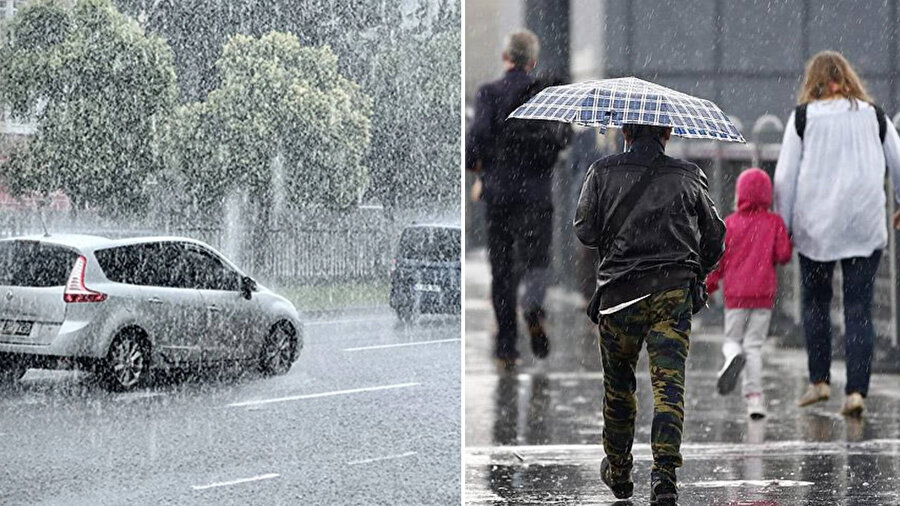 10 ilde sağanak ve gök gürültüsü bekleniyor.