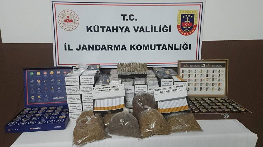 Kütahya’da kaçak sigara operasyonu
