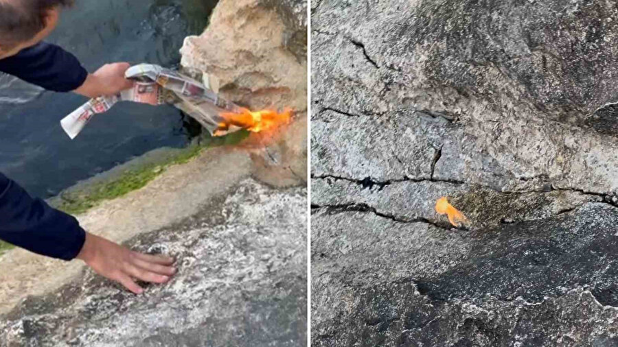 Eğirdir Gölü’nde şaşkına çeviren olay