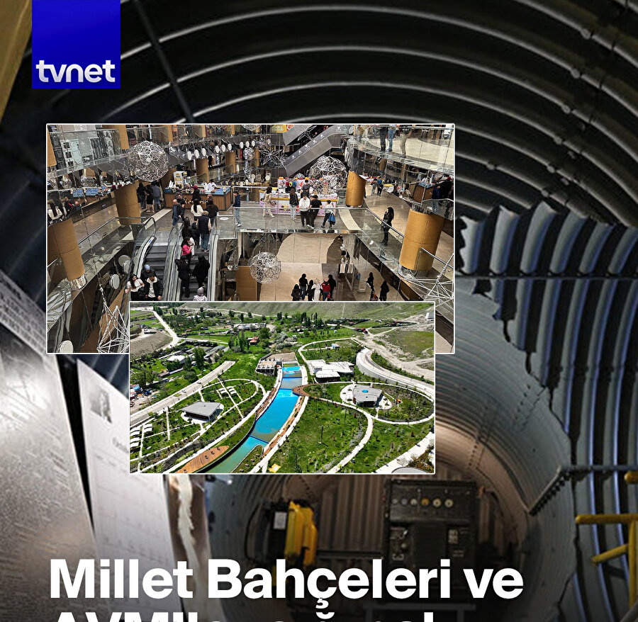 Millet Bahçeleri ve AVM'ler sığınak olacak
