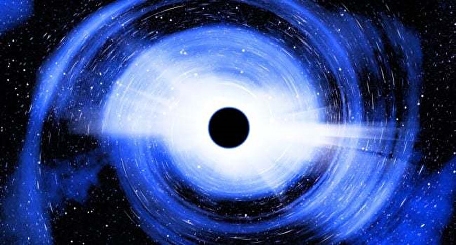 Kara delik parlaması simülasyon