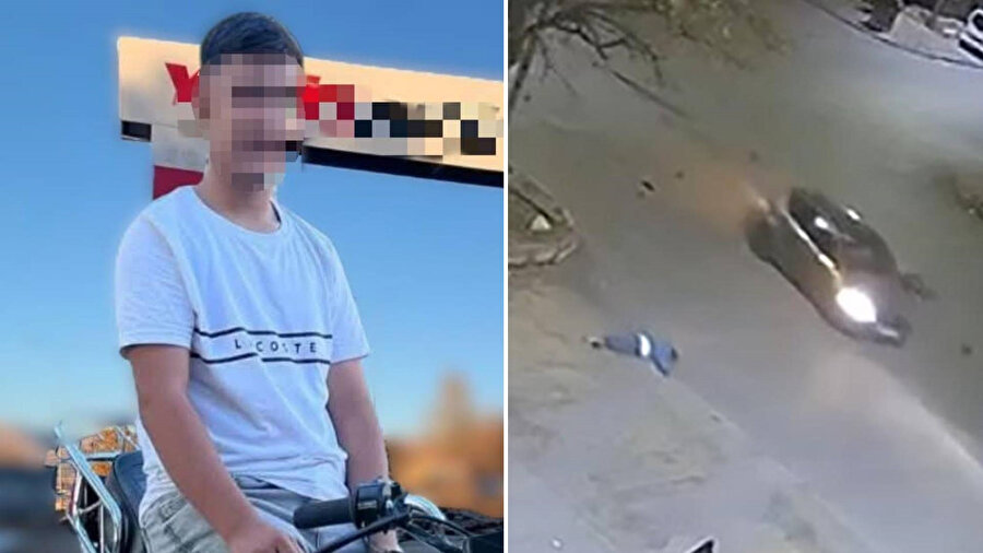 Otomobille çarpışan 14 yaşındaki motosiklet sürücüsü hayatını kaybetti.