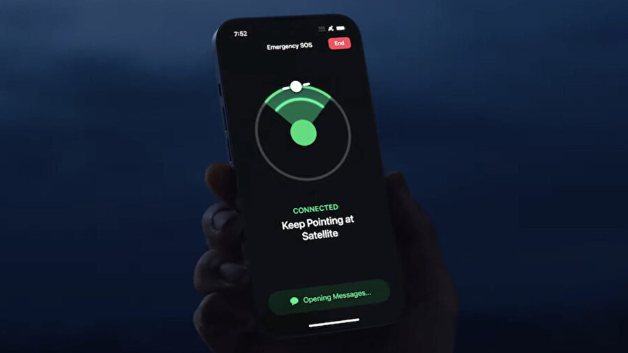 apple uydu bağlantısı