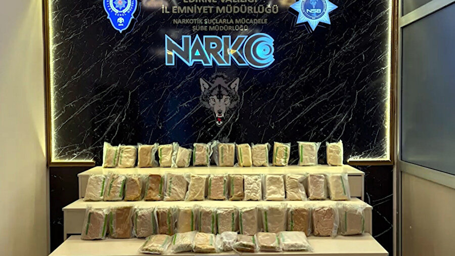 Kapıkule'de uyuşuturucu operasyonu: 66 kilo 400 gram uyuşturucu hammadde ele geçirildi