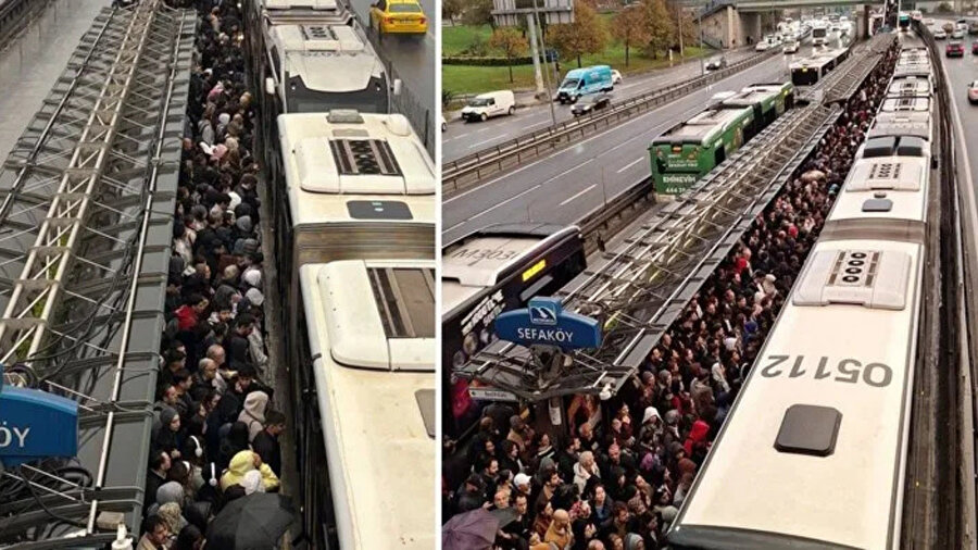 İstanbul’da metrobüs arızalandı: Yolcular isyan etti