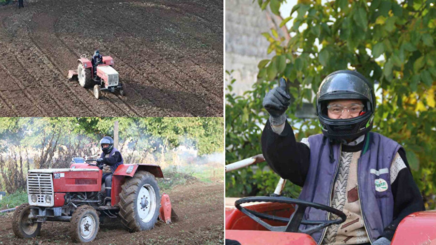 67 yaşındaki çiftçi yeni yönetmeliğe göre tarlasını sürdü: Görenler inanamadı