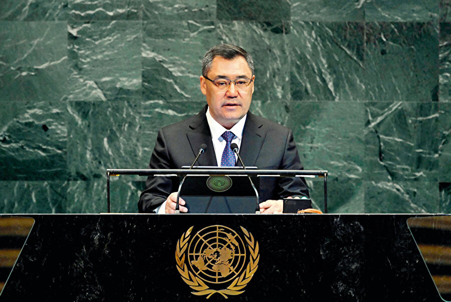 Kırgızistan Cumhurbaşkanı Sadır Japarov.