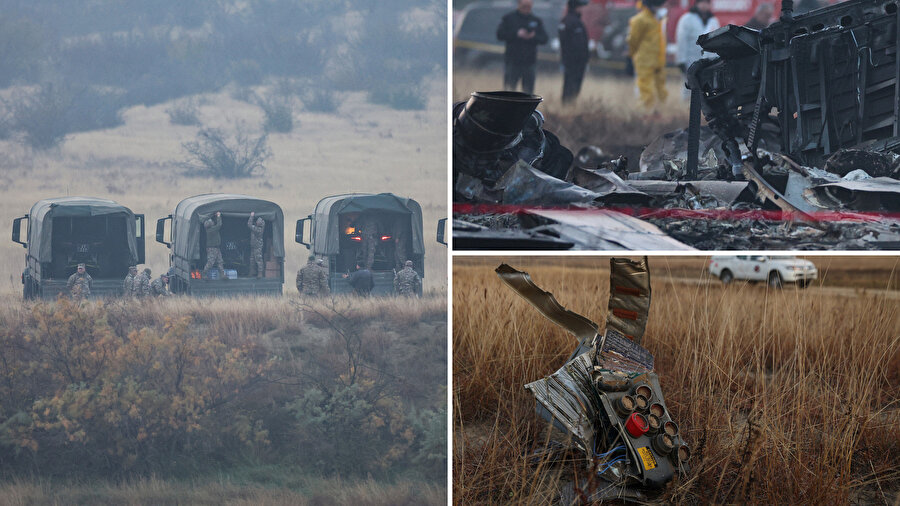 20 kahraman askerimizin şehit olduğu Gürcistan’da düşen Türk askeri uçağından ilk görüntüler