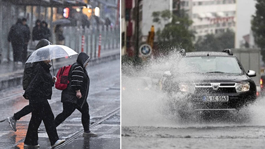 Sağanak yağış geliyor.