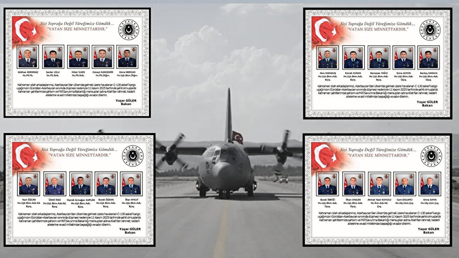 20 askerimizin kimlikleri belli oldu