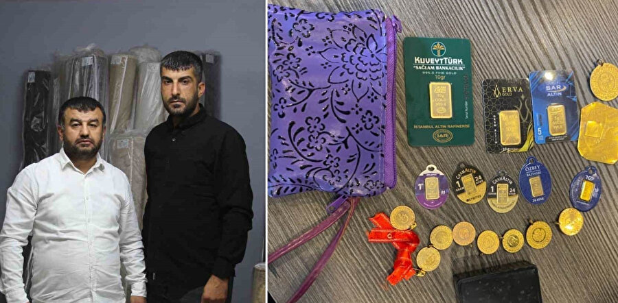 Yıkanması için getirilen halının içinden servet çıktı!