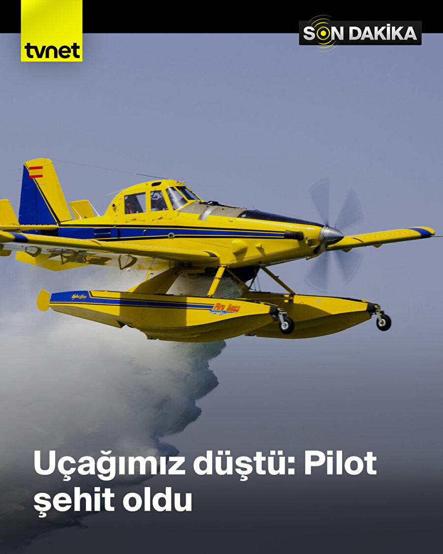 Hırvatistan'a giden uçağın enkazına ulaşıldı: Pilot şehit oldu