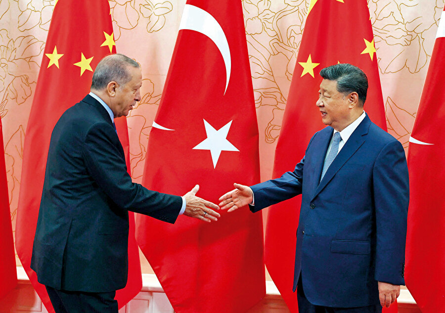 Cumhurbaşkanı Erdoğan ve Şi Cinping.