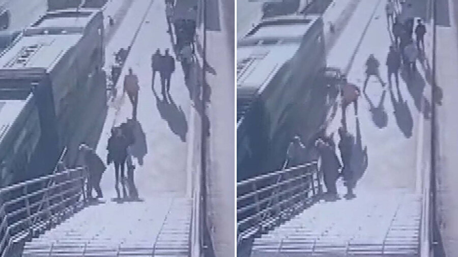 Tekerlekli sandalyesiyle metrobüs yoluna düşen 57 yaşındaki Hüseyin C., ağır yaralanarak hastanede yaşamını yitirdi. 