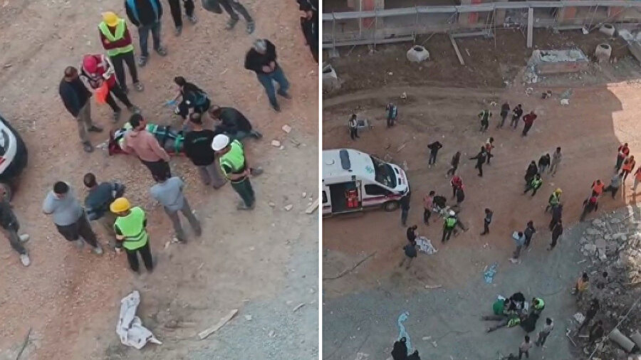 ​Hatay’da şantiyede vinç faciası: 25 metreden düşen 2 işçi yaralandı