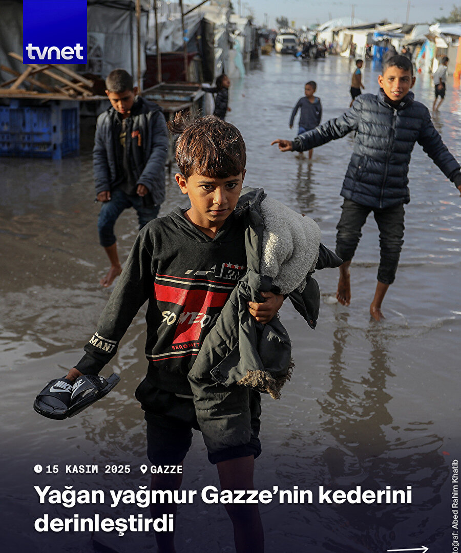 Gazze kışı böyle geçiriyor