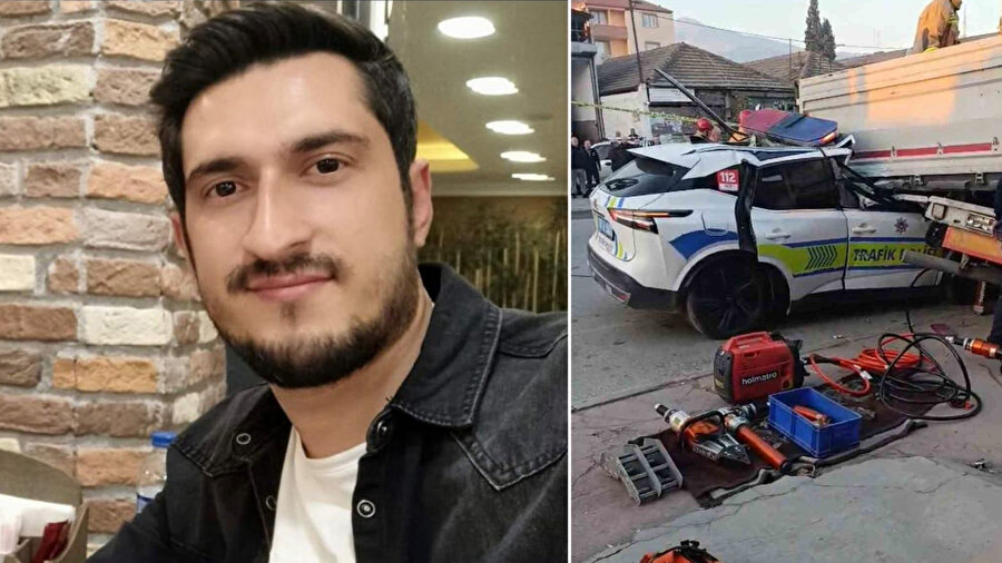 Kazada bir polis şehit oldu