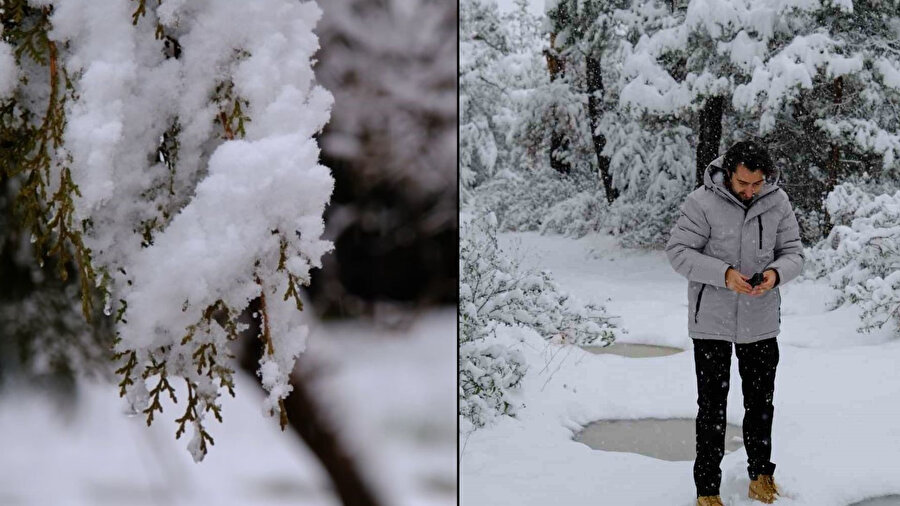 Yurttan kar manzaraları: Yüksek kesimler beyaza büründü