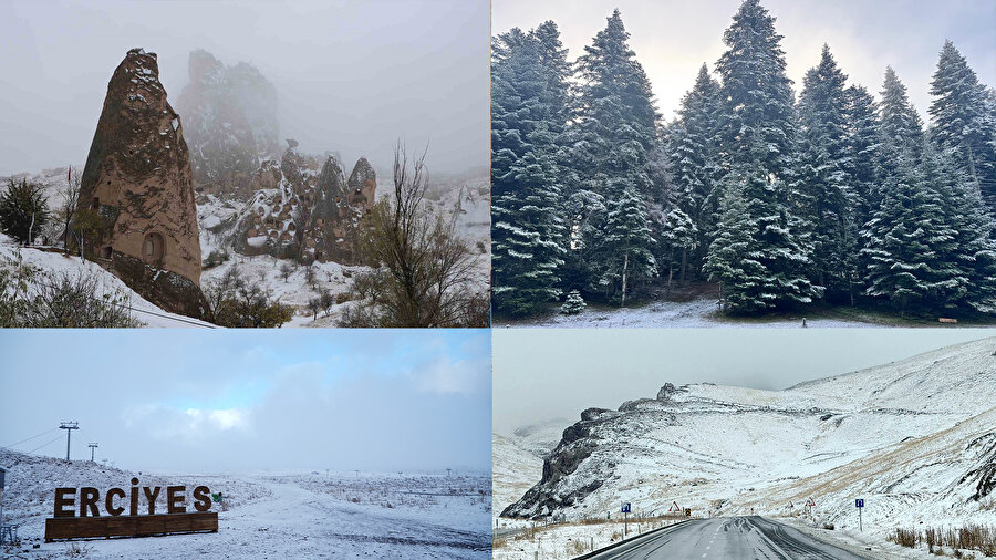 Türkiye kışa uyandı: Doğu ve İç kesimler beyaza büründü | İşte yurdun dört bir yanından kartpostallık kar manzaraları