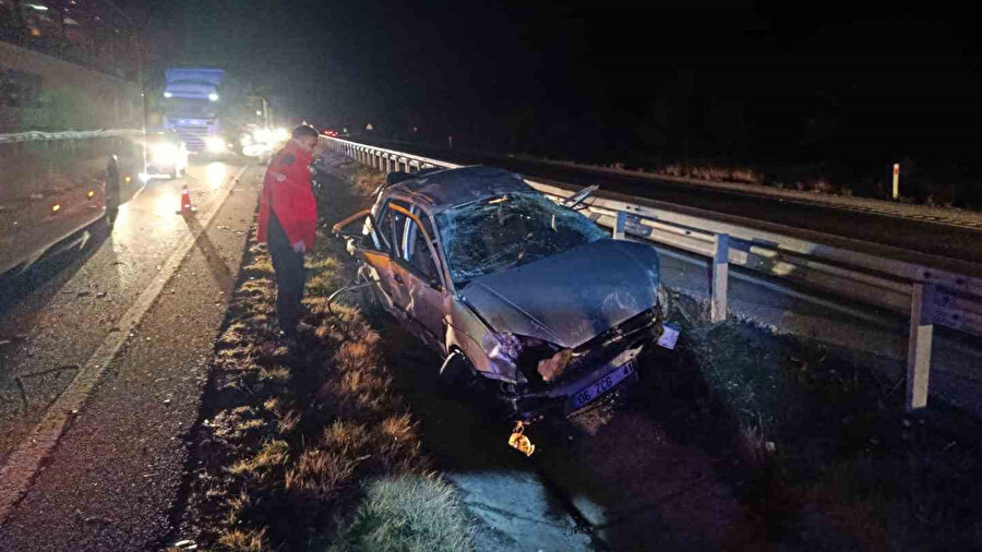 Otostopla bindiği otomobil takla attı: Bir kişi hayatını kaybetti